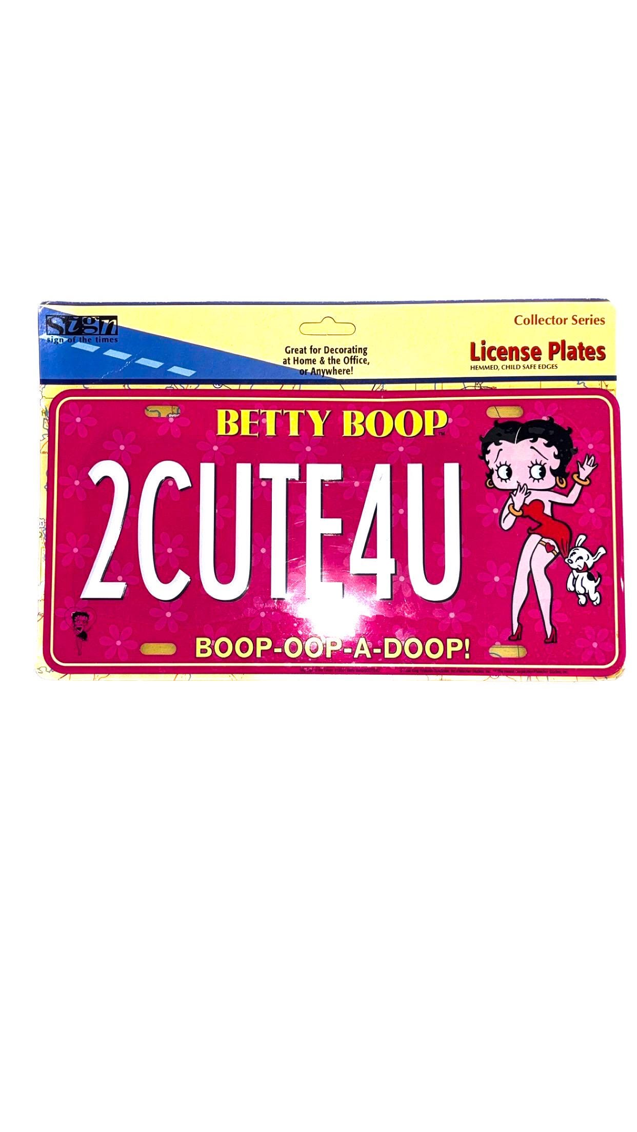 Betty Boop License Plate - Etsy