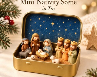 Kirkland Signature Porcelain Nativity Set Hand Painted 13 Piece