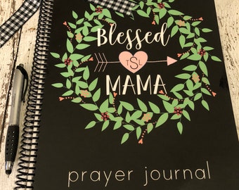 Mustard Seed Journals: Greenery Wreath w/Arrow Personalized Prayer Journal