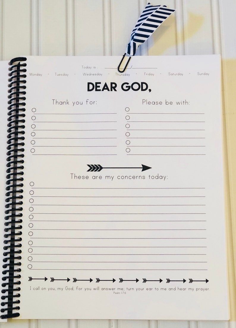 Mustard Seed Journals Striped Prayer Journal for Men/teenboys Etsy