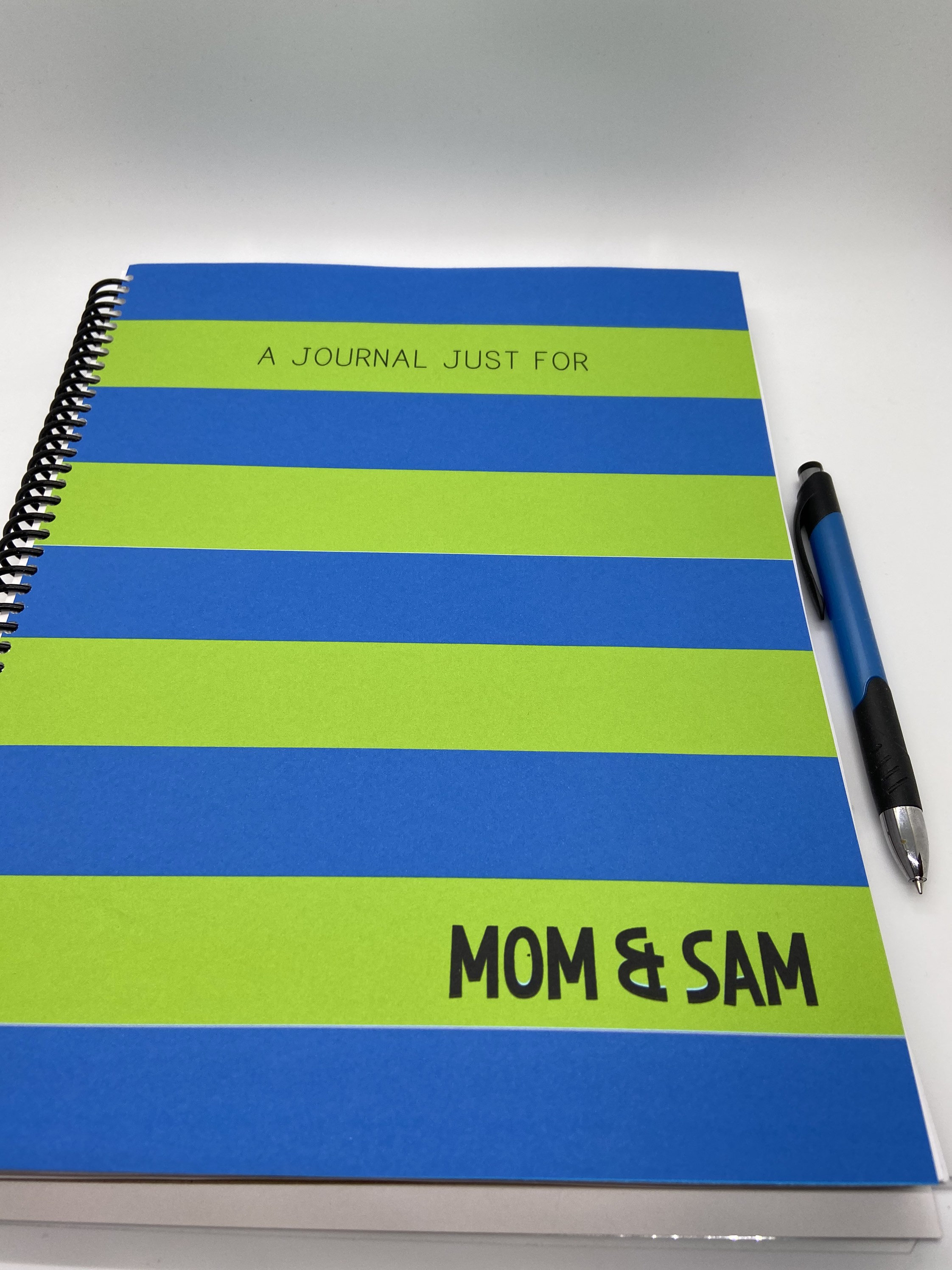 Mustard Seed Journals BOY Personalized Mom and Me Journal Etsy