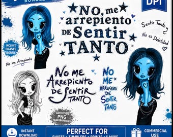 karol g No Me Arrepiento De Sentir Tanto PNG, new Album PNG, blue karol g clipart files, watercolor KG, sublimation, Instant download