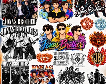 Jonas Brothers Y2K Bootleg Bundle, Retro Tour Graphics (Digital Download)