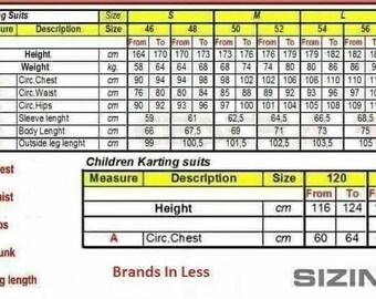 Spersonalizowany kombinezon wyścigowy inspirowany Formułą 1 – kombinezon Go Kart Motorsport – gadżety Formuły 1 dla kierowcy i prezent