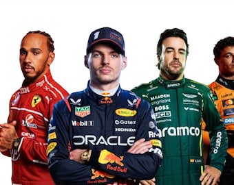 Combinaison de course personnalisée inspirée de la F1 – Combinaison de karting – Équipement de Formule 1 pour pilote et cadeau