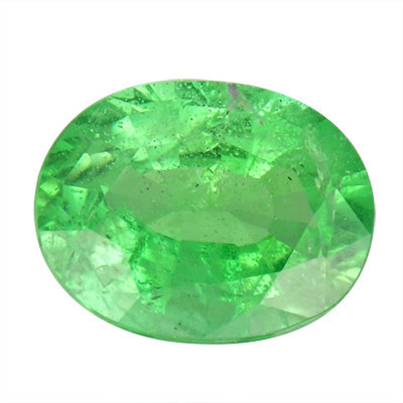 Rare Green Kornerupine Gemstone 7.35 x 5.72 MM Oval Shape 1.20 Carat Umba Tanzania image 4