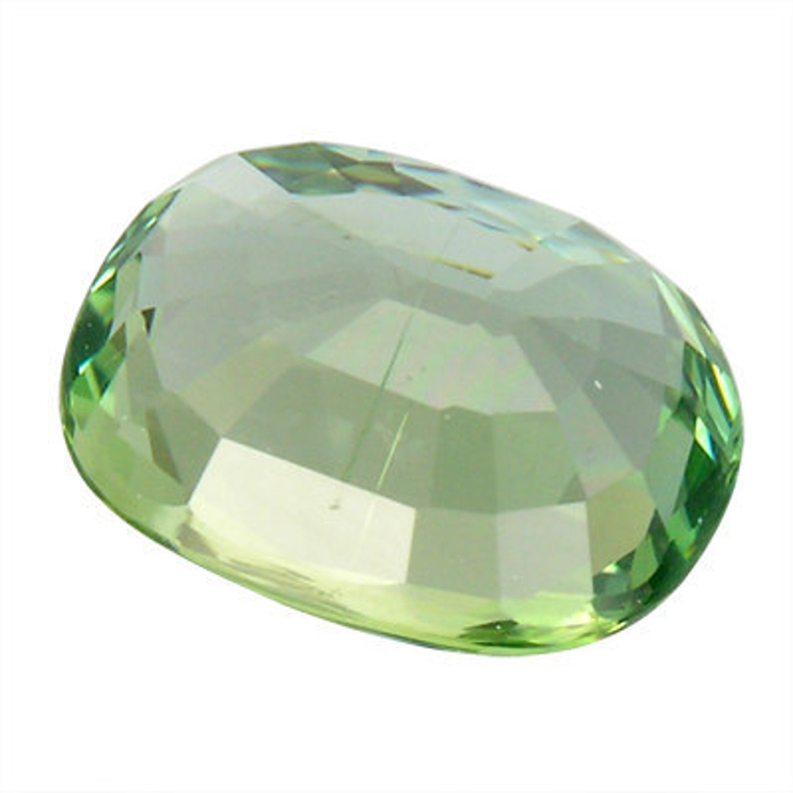 Rare Green Kornerupine Gemstone 7.46 X 5.87 MM Oval Shape 1.23 Etsy