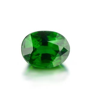 0.46ct Chrome Green Tourmaline 5x4mm Oval Shape Loose Gemstones (Watch Video) SKU 609A005