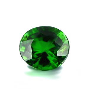 0.42ct Chrome Green Tourmaline 5x4mm Oval Shape Loose Gemstones (Watch Video) SKU 609B005