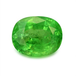 3.85ct Tsavorite Green Garnet Oval Shape Loose Gemstones (Watch Video) Free Shipping SKU 348A004