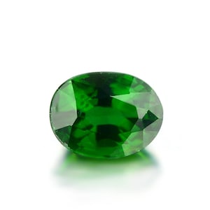 0.44ct Chrome Green Tourmaline 5x4mm Oval Shape Loose Gemstones (Watch Video) SKU 609A007