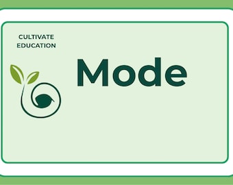 Work through examples and questions about mode