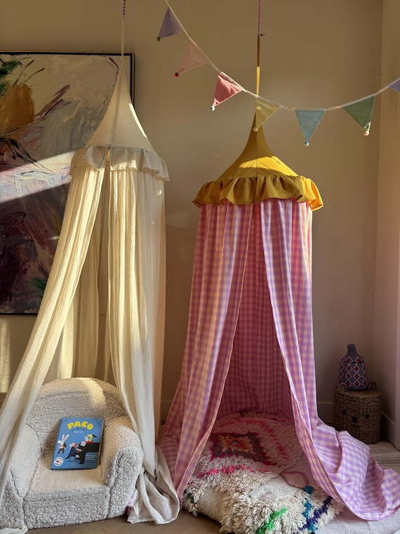 Customizable Canopy Sewing Pattern PDF, Nursery Reading Nook Play Corner (Video Tutorial)