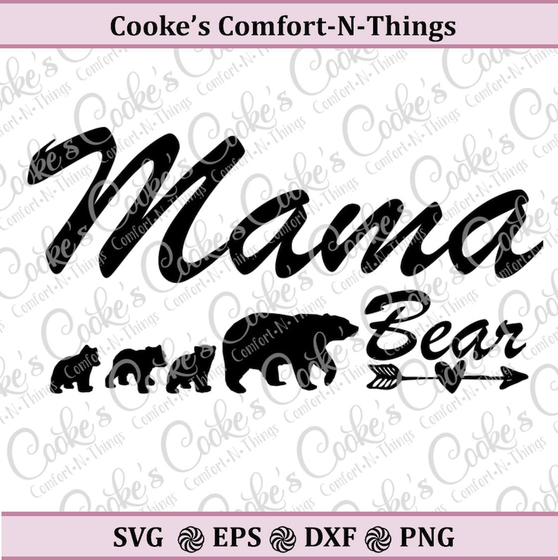 Download Mama Bear with cubs svg mama bear svg mother bear svg bear | Etsy