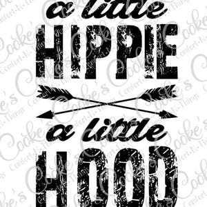 A Little Hippie a Little Hood Etsy