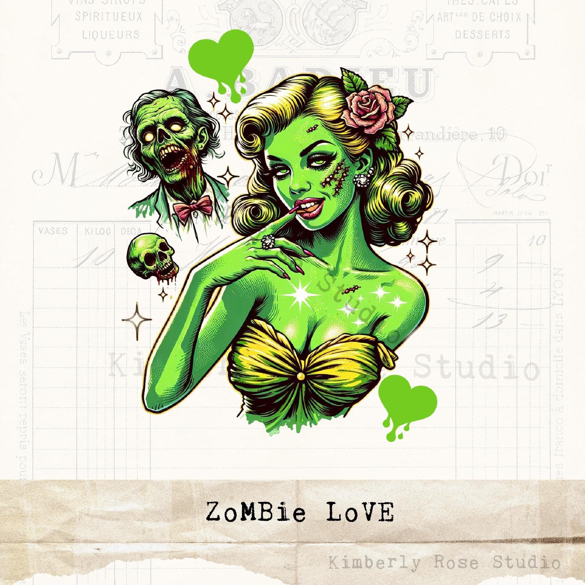 Zombie Pin up Png - Etsy, image size:2000x2000