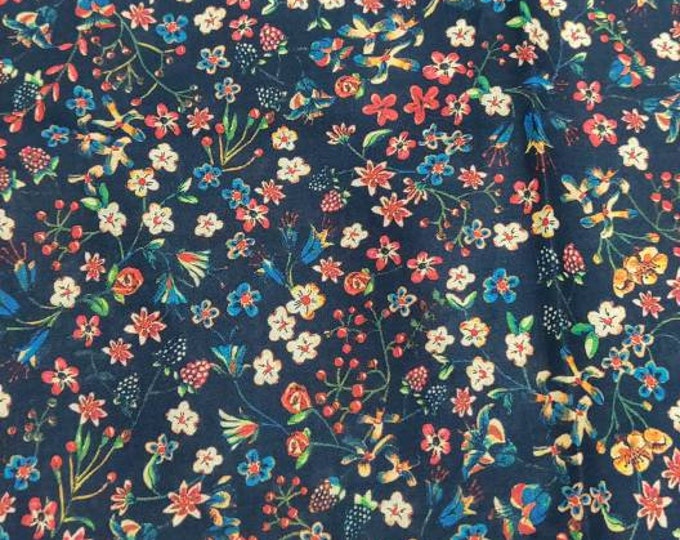 Amelie E Liberty of London Fabric Tana Lawn Cotton Floral - Etsy
