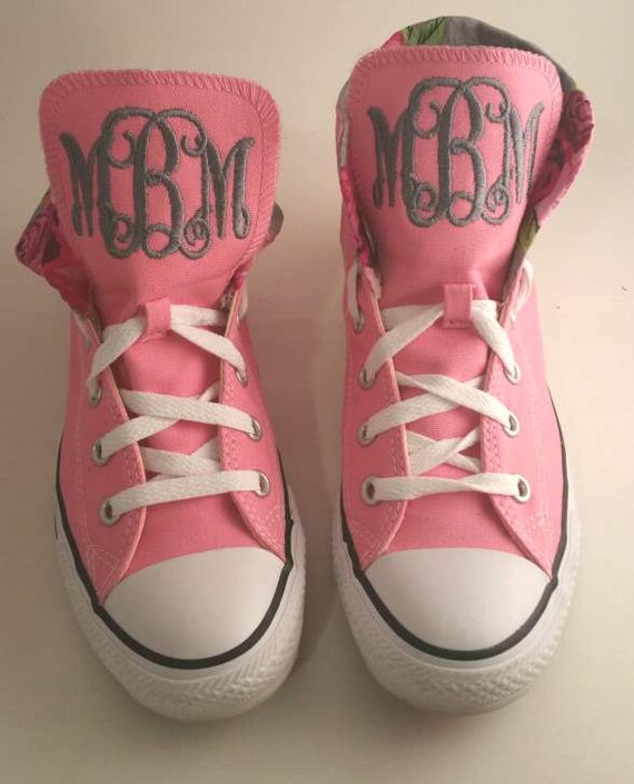 monogrammed converse high tops