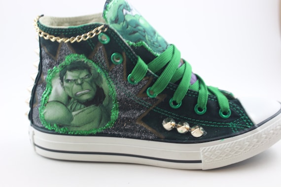 hulk chuck taylors