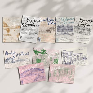 COMO Wedding Invitation Venue Illustration | Custom Sketch (Digital Files Only) image 6