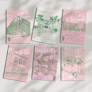 COMO Wedding Invitation Venue Illustration | Custom Sketch (Digital Files Only) image 8