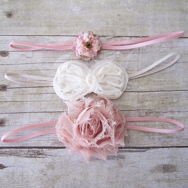 Newborn Starter Headband, Set of 3