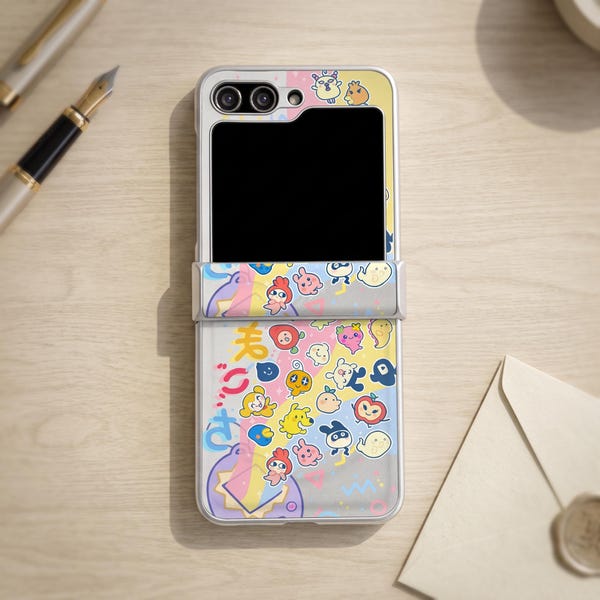 Y2K Rainbow Character Case Samsung Galaxy Z Flip8/7/6/5/4