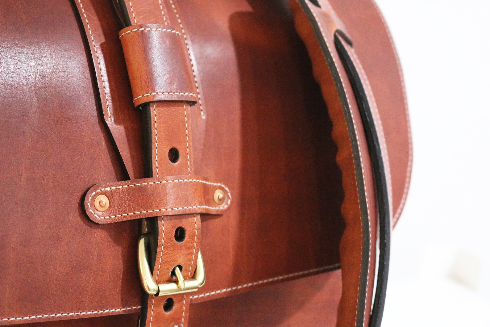 16 Horween Dublin Leather Messenger Bag English Tan Etsy