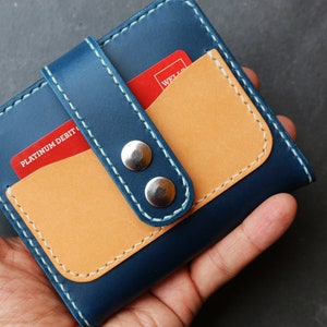 Tarjetero italiano BUTTERO LEATHER mediano - cosido a mano - 010308