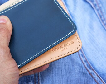 【slow】waprolux smart tailoring wallet Hand Stitched Leather Mens Wallet - Veg Tanned Leather