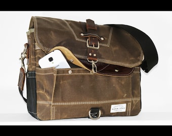 Waxed Canvas Bag - Etsy