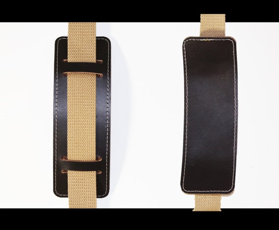 Leather shoulder strap pad sale