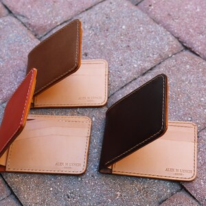 Cartera para hombre de cuero cosido a mano - Cuero curtido vegetal - Buttero de Conceria Walpier - 010254 imagen 7