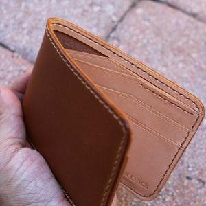 Cartera para hombre de cuero cosido a mano - Cuero curtido vegetal - Buttero de Conceria Walpier - 010254 imagen 3