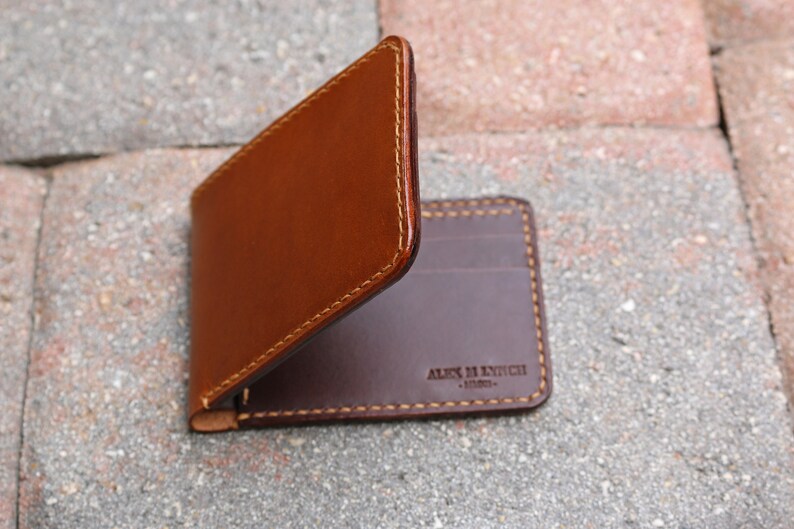 Cartera para hombre de cuero cosido a mano - Cuero curtido vegetal - Buttero de Conceria Walpier - 010245 imagen 1