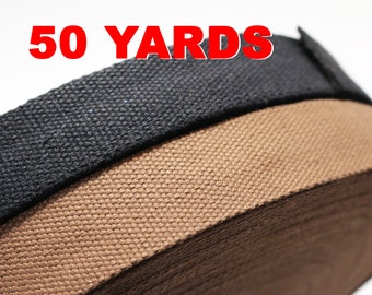 50 yards roll - 1 1/2 Inch Wide Cotton polyester Webbing (38mm) Webbing By The Yard - 030029