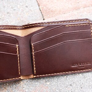 Cartera para hombre de cuero cosido a mano - Cuero curtido vegetal - Buttero de Conceria Walpier - 010245 imagen 5