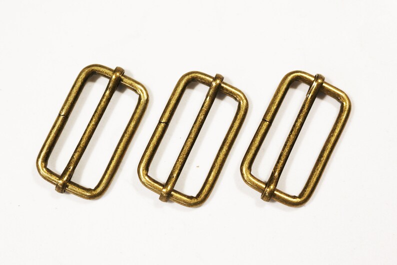 10 pieces 1 1/2 antique brass heavy duty Adjustable Slide Buckle bulk hardware wholesale 0020 image 4
