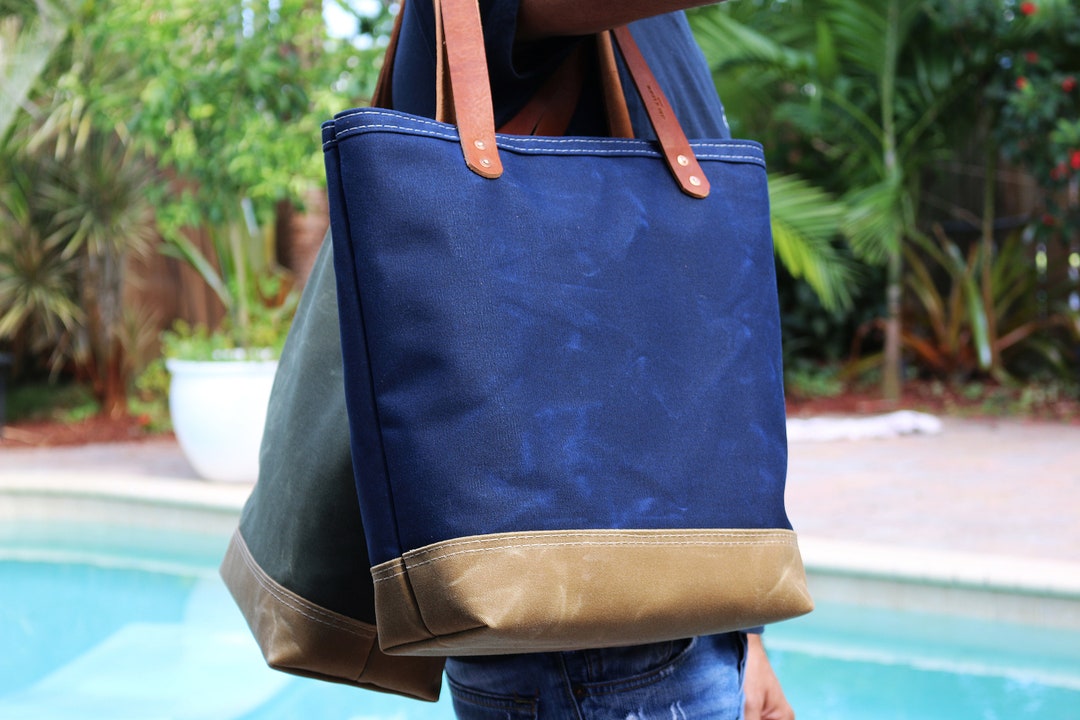 Waxed Canvas Big Canvas Tote Bags Buy Customizable Waxed Canvas