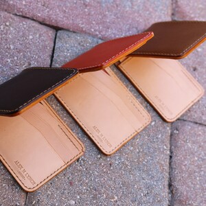 Cartera para hombre de cuero cosido a mano - Cuero curtido vegetal - Buttero de Conceria Walpier - 010254 imagen 8