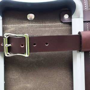 Luggage leather attachment for bags adjustable SOLID BRASS 010150 image 4