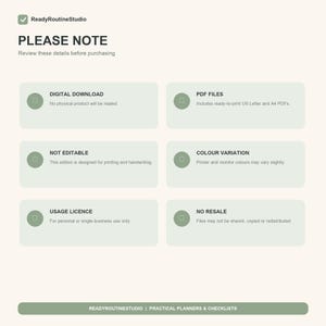 Digital-download, PDF, colour and usage-license information