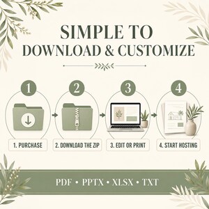 Vacation Rental Host Bundle, Welcome Book, House Signs, Cleaning Checklists & Editable Templates image 2