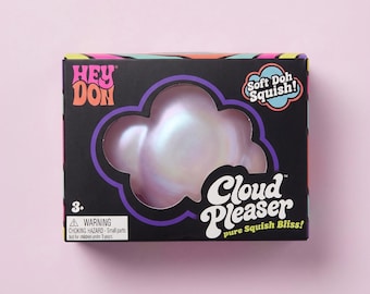 Jouet anti-stress nuage irisé, mousse à remontée lente, cadeau kawaii