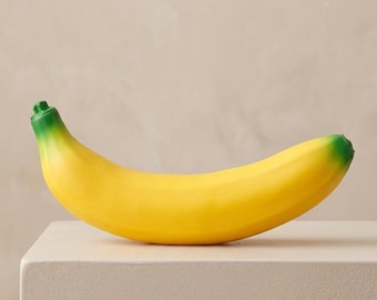 Gigantische banaanvormige knuffel, 37 cm langzame veerwerking, ideaal als stressverlichtend cadeau.