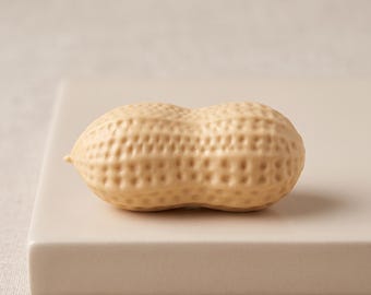 Gigantische pinda-vormige knuffel, langzaam terugverend fidget-speeltje, stressverlichting voor op het bureau (origineel cadeau)