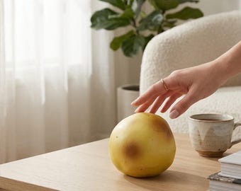 Realistische aardappelvormige knuffel, zacht schuimrubberen fidget met langzame terugvering, bureau-speeltje (5,5 cm)