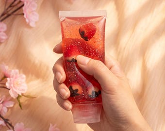 Fruitgel squishy tubes, aardbei, citroen, bosbes, langzaam terugverende fidget toys (3 stuks)