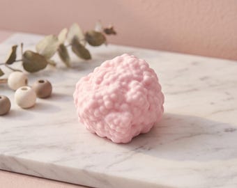 Pastelkleurige wolkvormige squishybal, langzaam terugverend fidget-speeltje, decoratie voor op het bureau