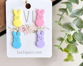 Peep Bunny Easter Earrings